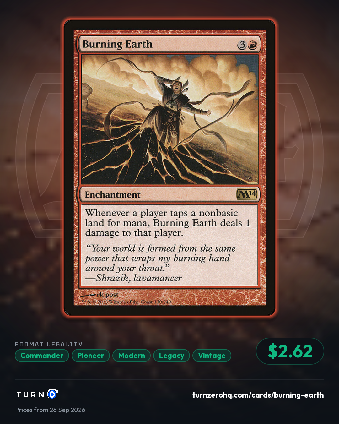 Shareable picture of Burning Earth