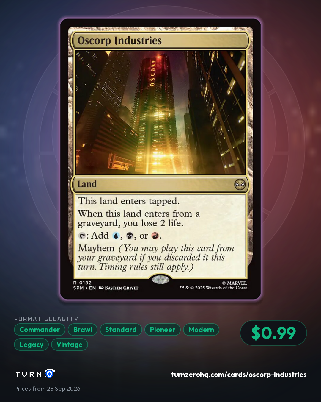 Shareable picture of Oscorp Industries