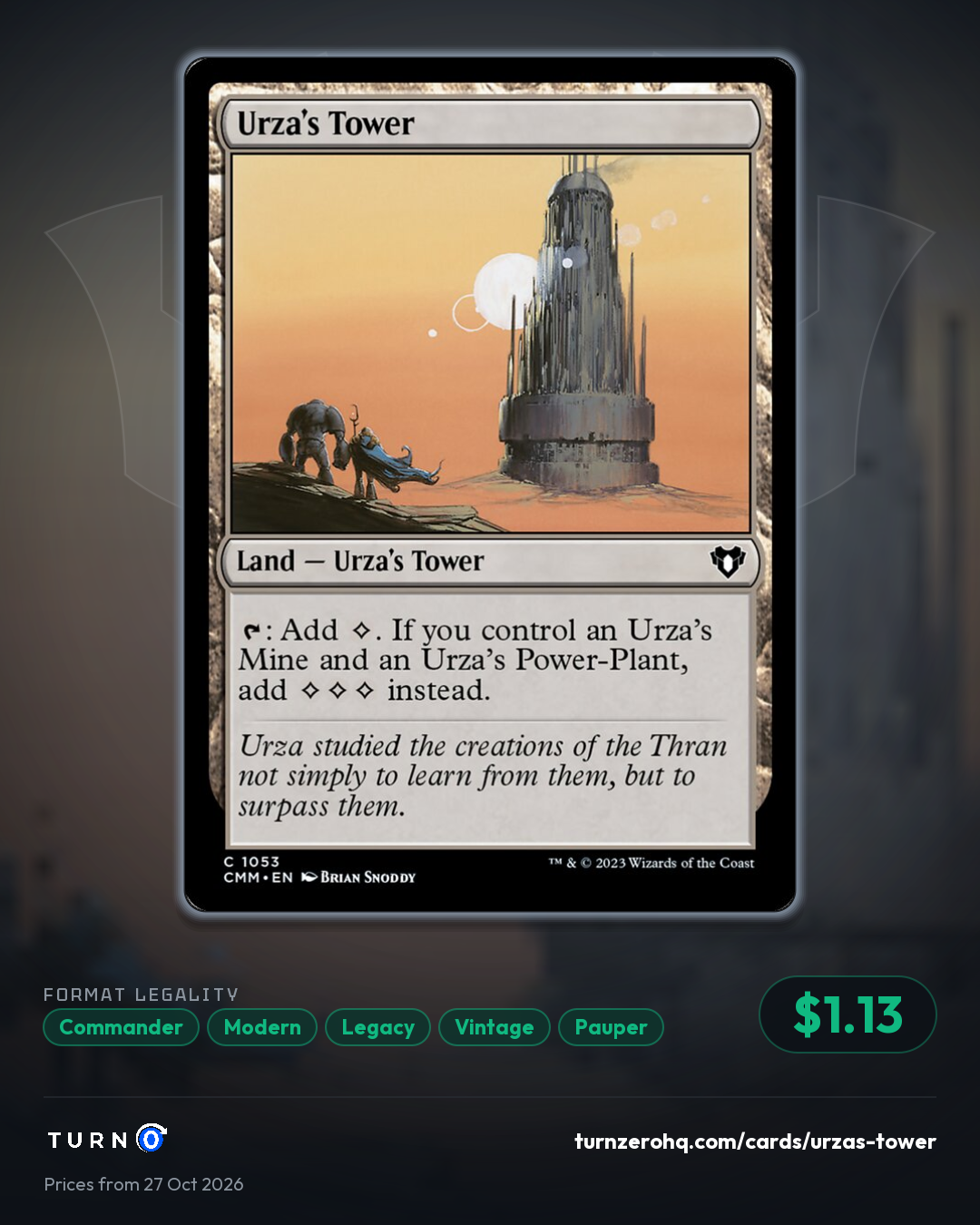 Shareable picture of Urza's Tower