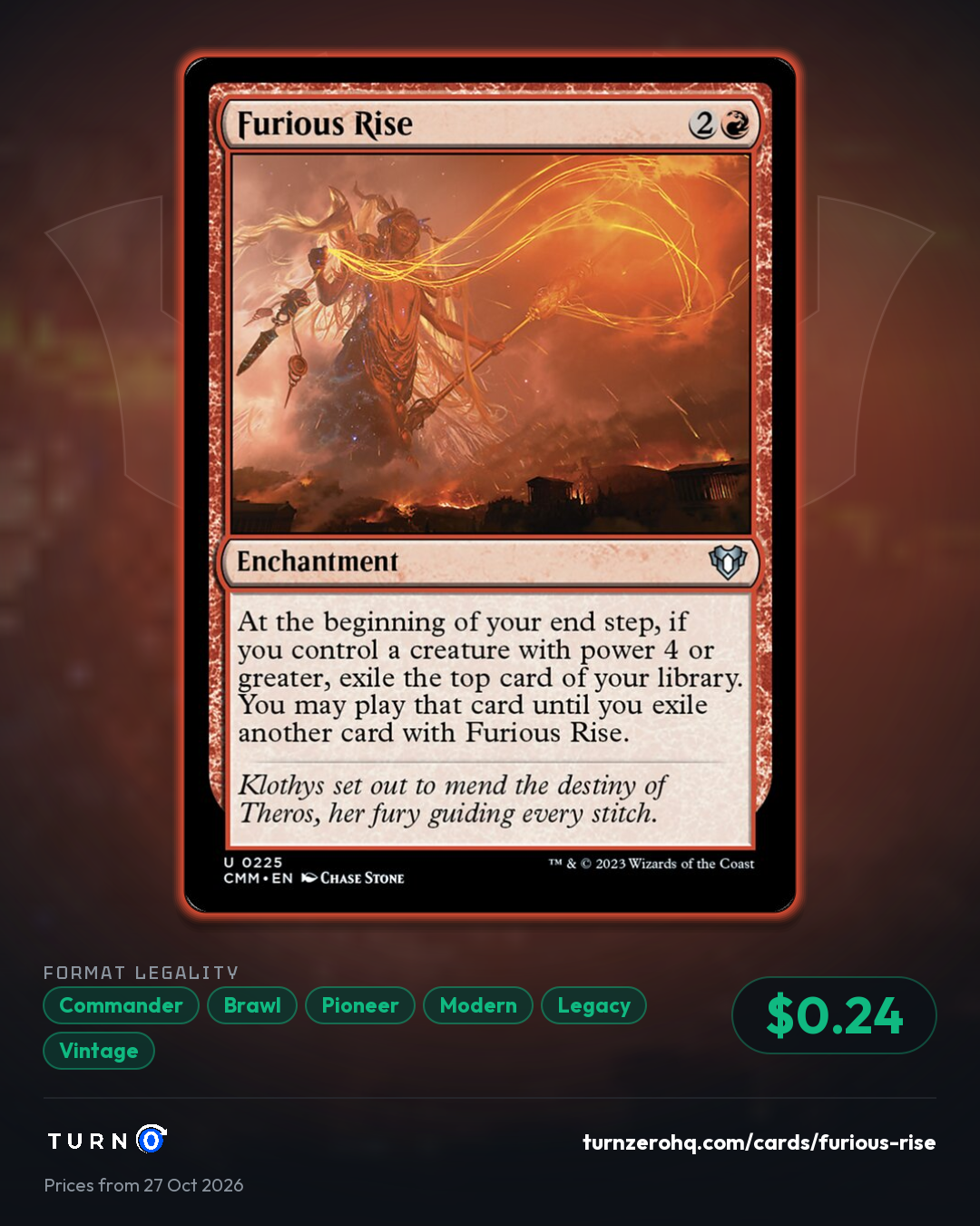 Shareable picture of Furious Rise