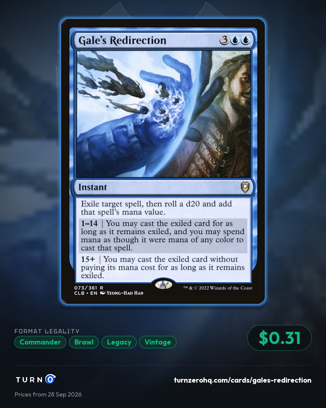 Shareable picture of Gale's Redirection