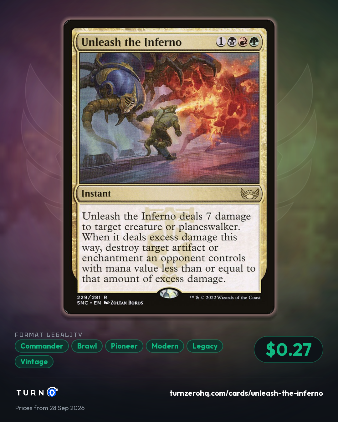 Shareable picture of Unleash the Inferno