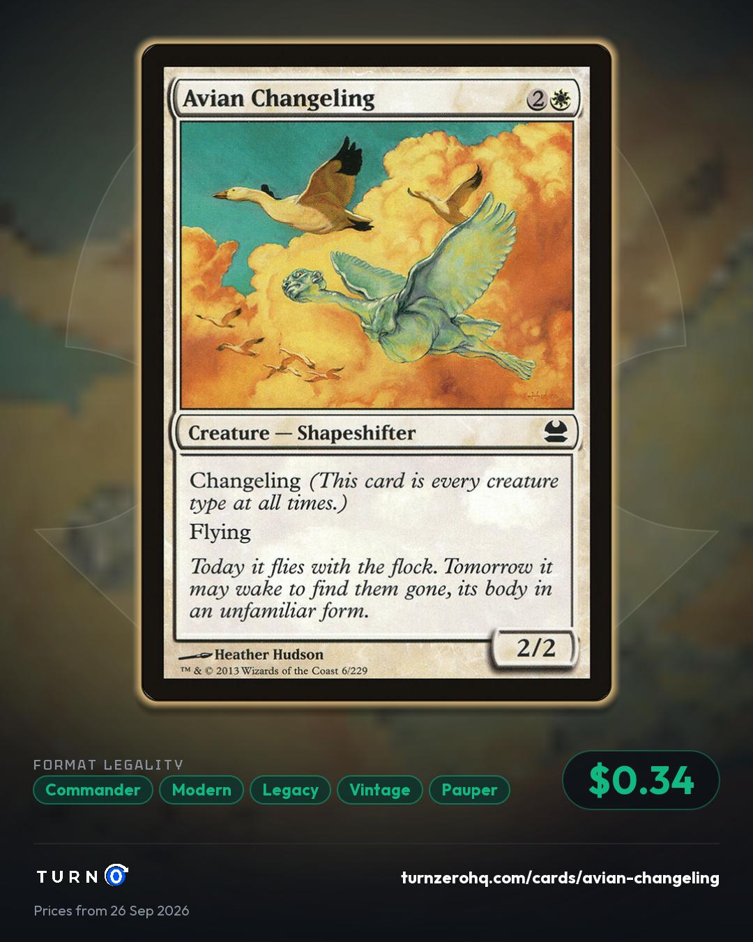 Shareable picture of Avian Changeling