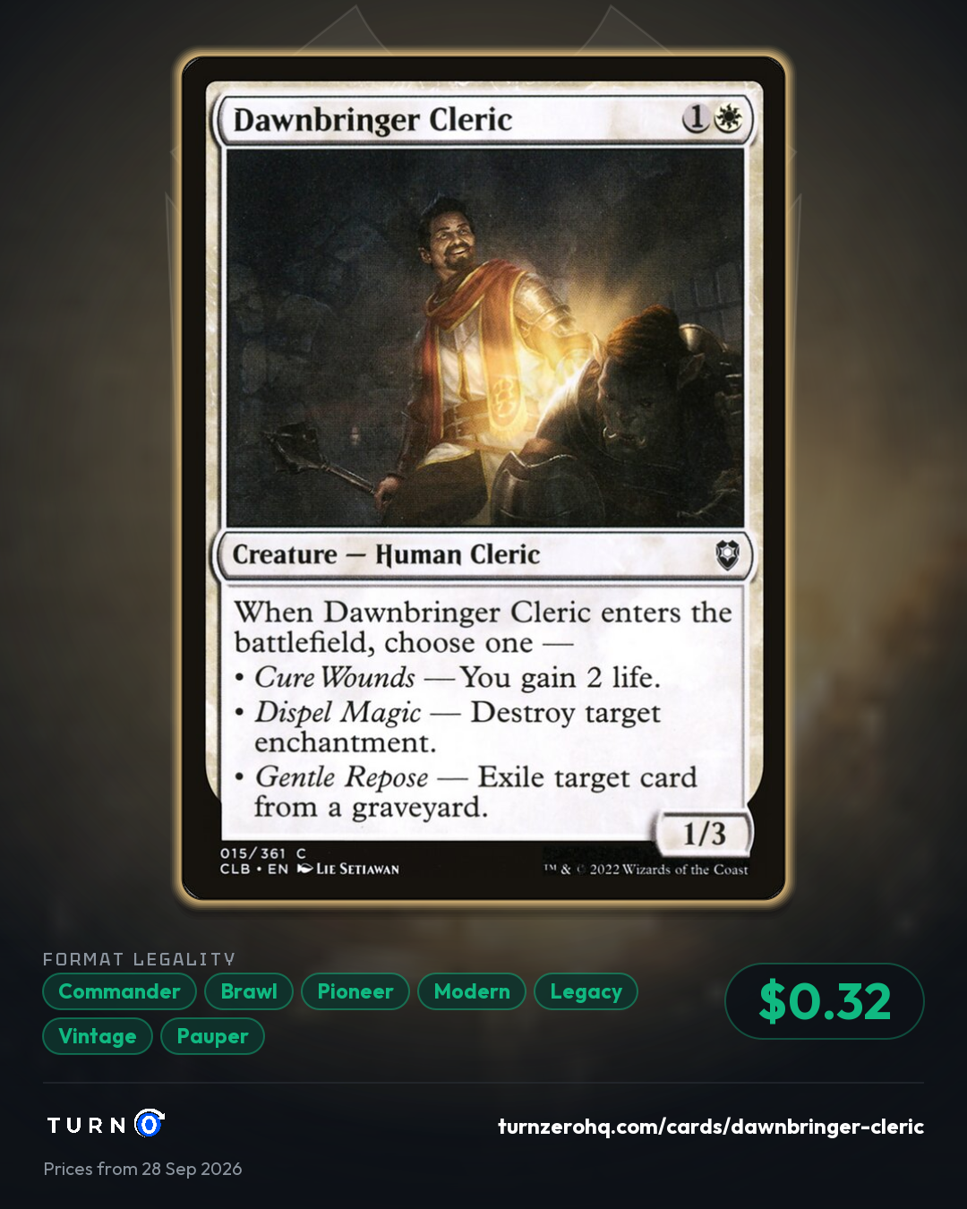 Shareable picture of Dawnbringer Cleric