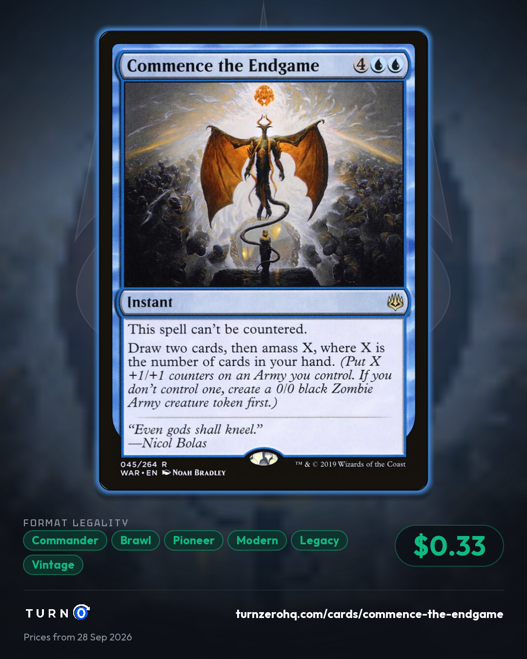 Shareable picture of Commence the Endgame