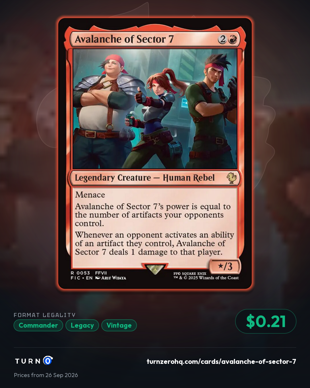 Shareable picture of Avalanche of Sector 7