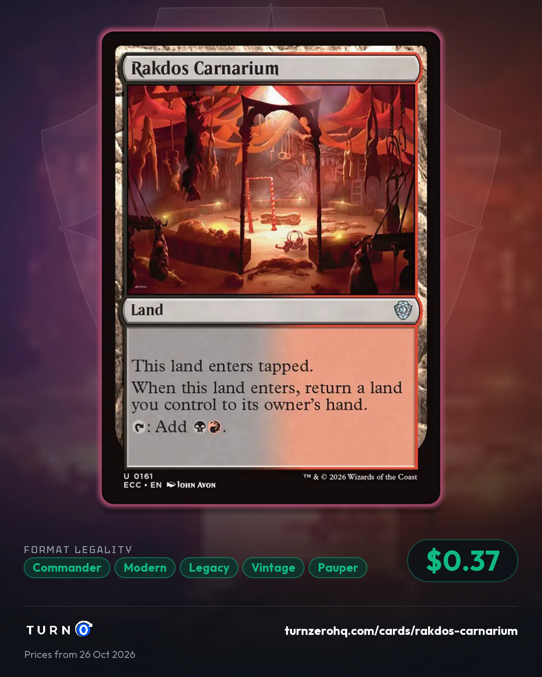 Shareable picture of Rakdos Carnarium