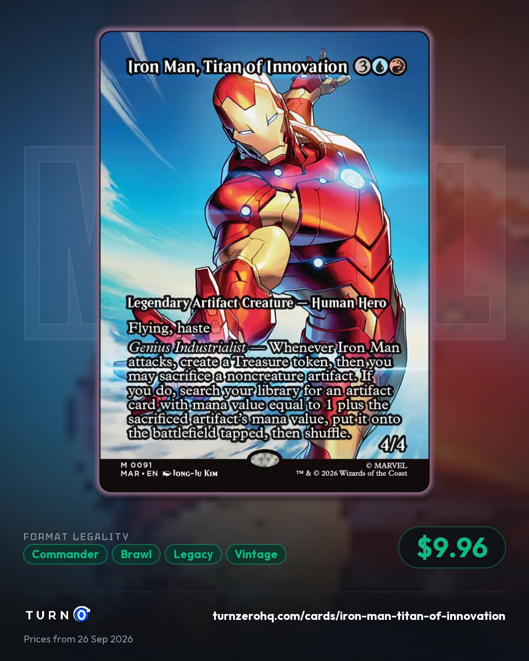 Shareable picture of Iron Man, Titan of Innovation