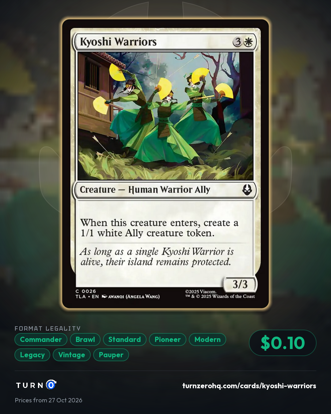 Shareable picture of Kyoshi Warriors
