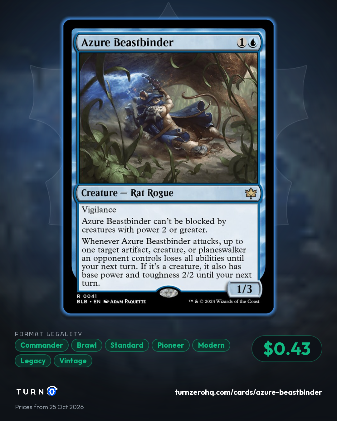 Shareable picture of Azure Beastbinder