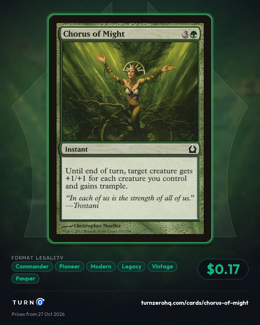 Shareable picture of Chorus of Might