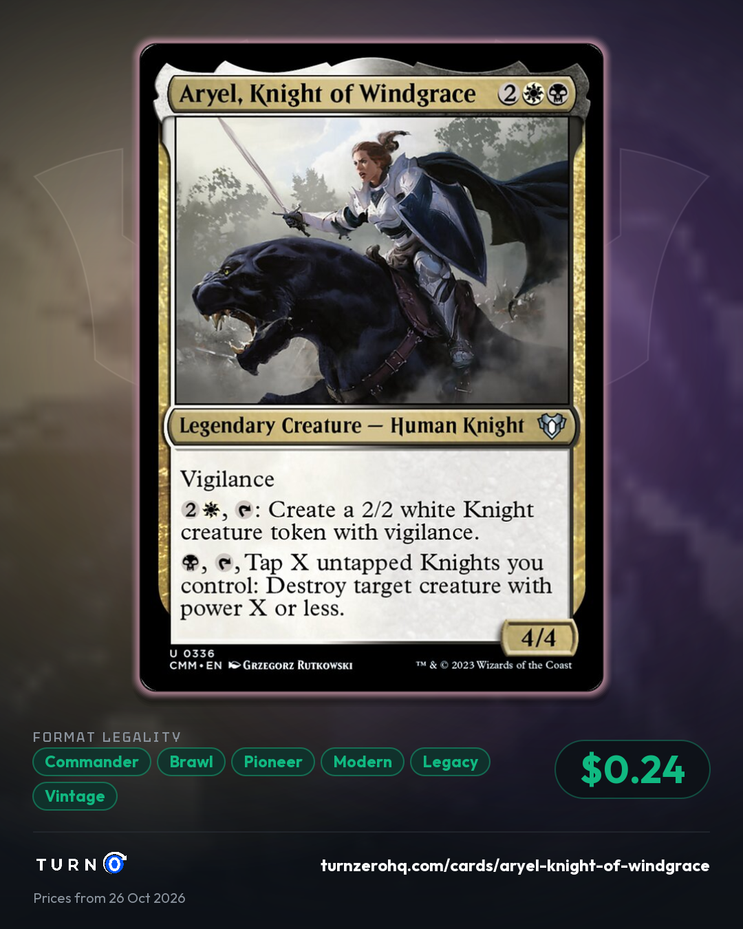 Shareable picture of Aryel, Knight of Windgrace