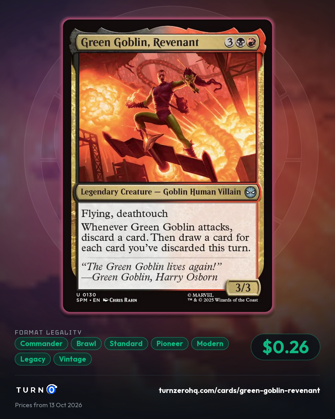 Shareable picture of Green Goblin, Revenant