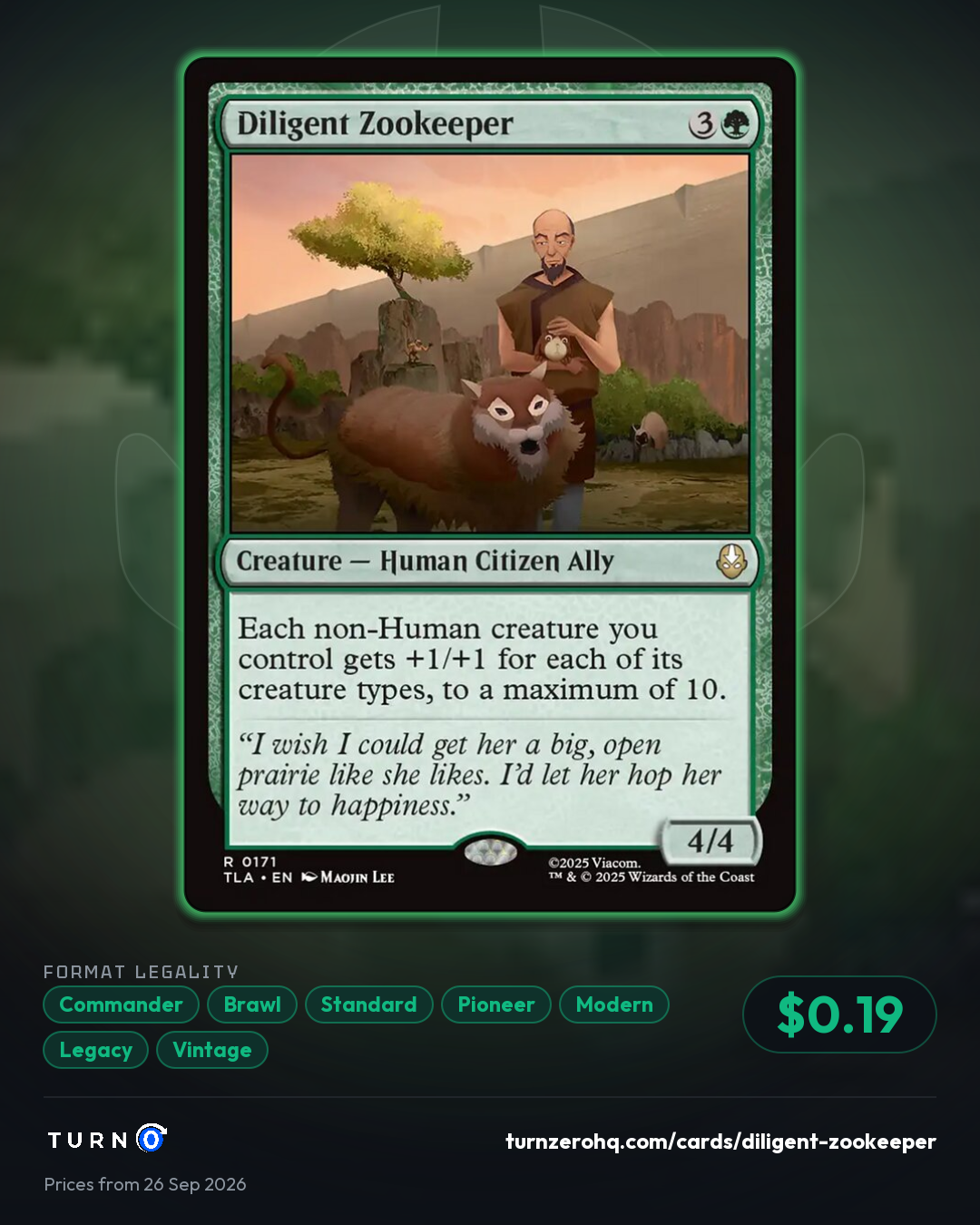 Shareable picture of Diligent Zookeeper