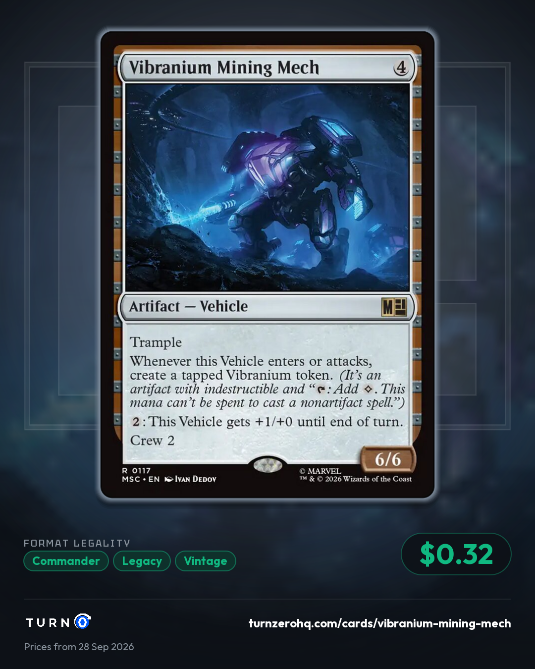 Shareable picture of Vibranium Mining Mech
