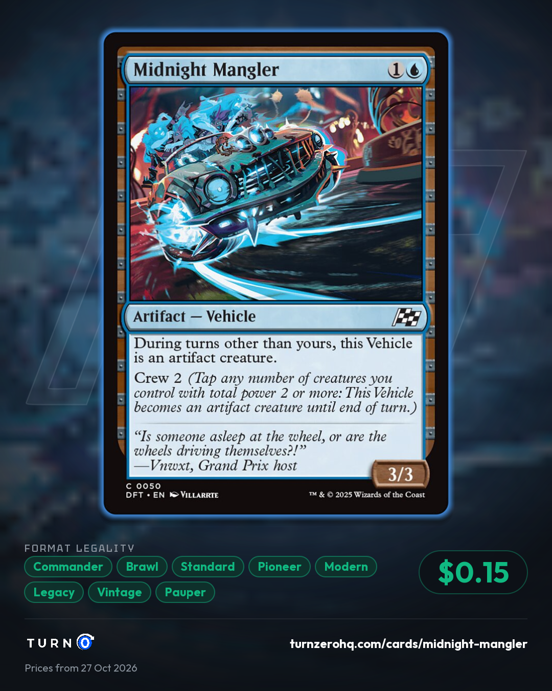 Shareable picture of Midnight Mangler