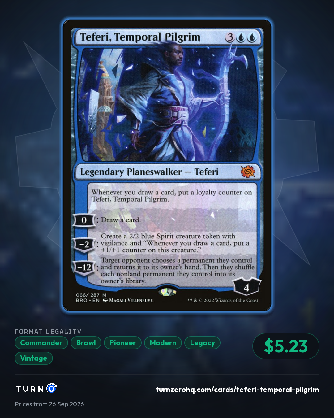 Shareable picture of Teferi, Temporal Pilgrim