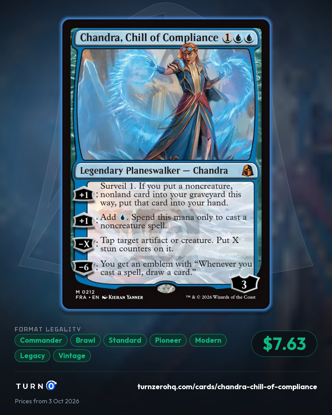 Shareable picture of Chandra, Chill of Compliance