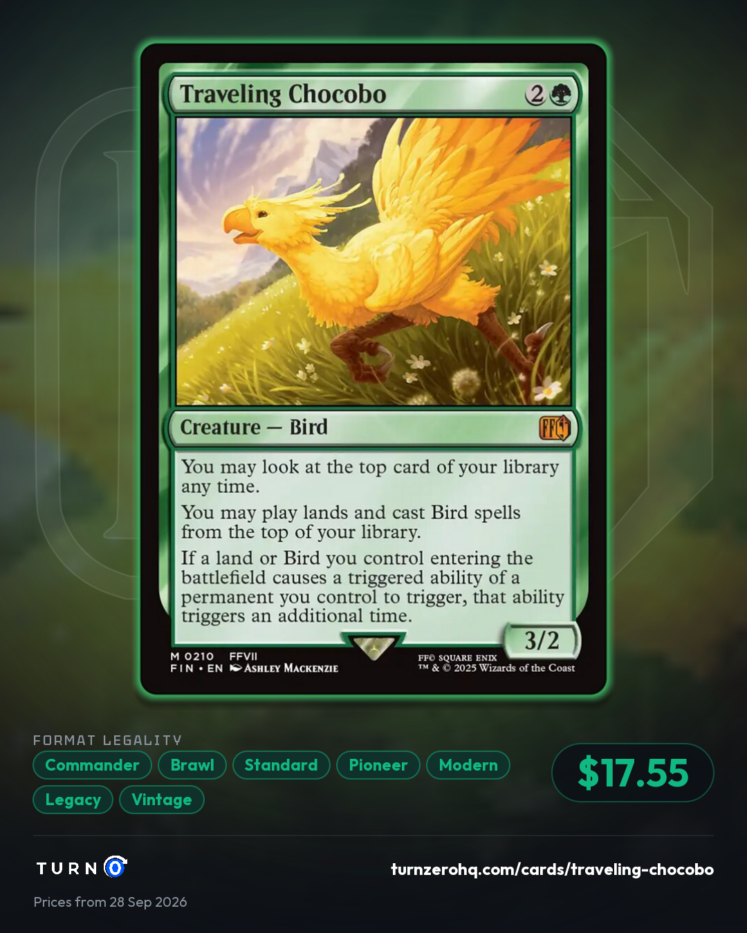 Shareable picture of Traveling Chocobo