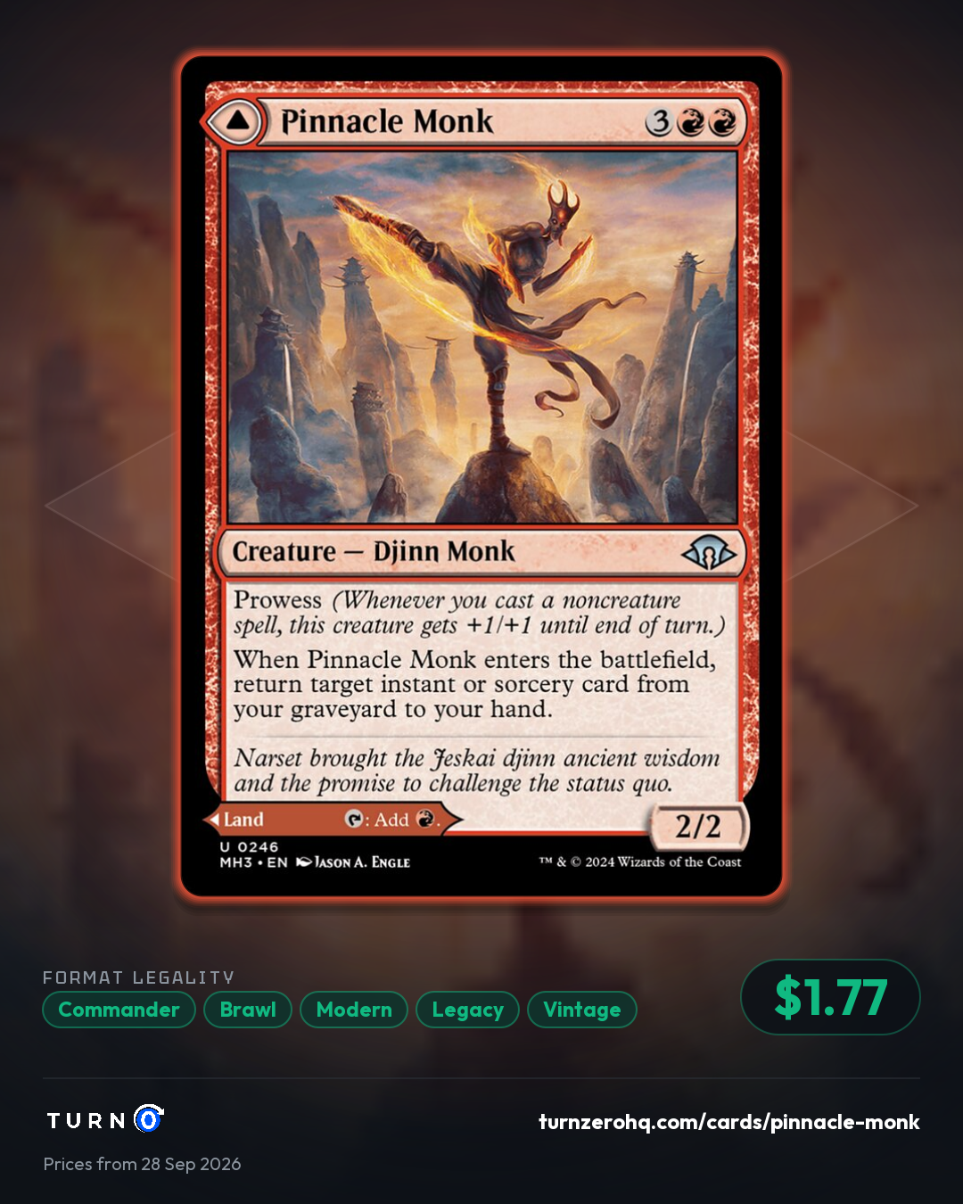 Shareable picture of Pinnacle Monk