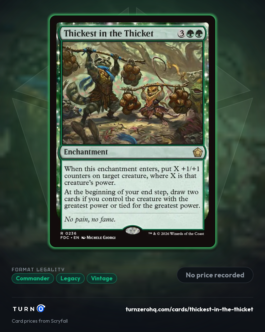 Shareable picture of Thickest in the Thicket
