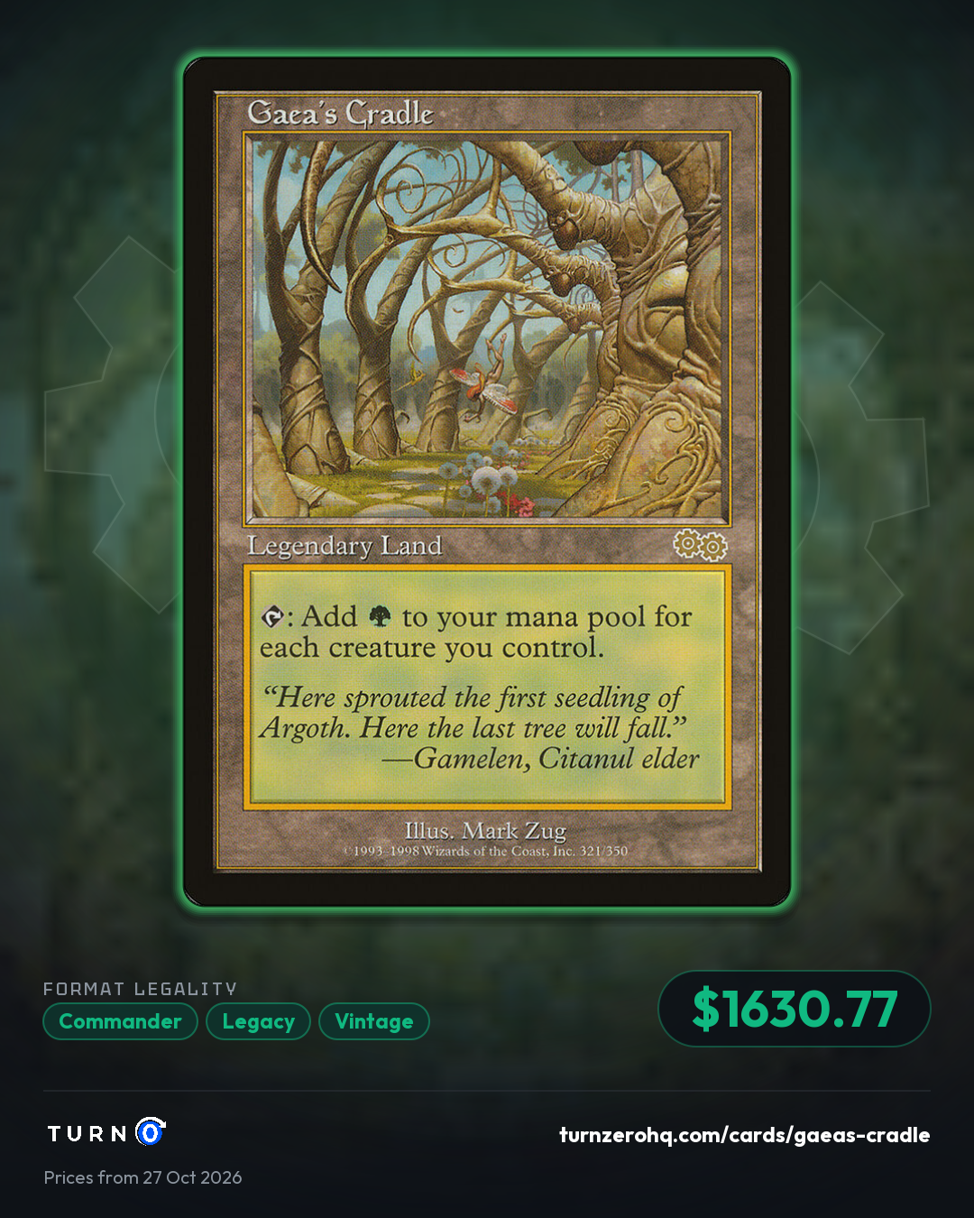 Shareable picture of Gaea's Cradle