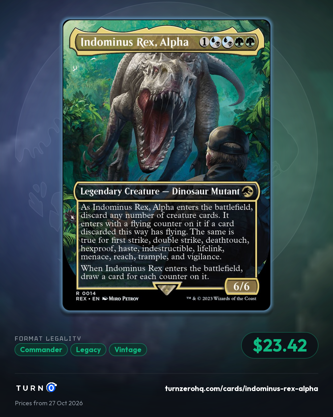 Shareable picture of Indominus Rex, Alpha