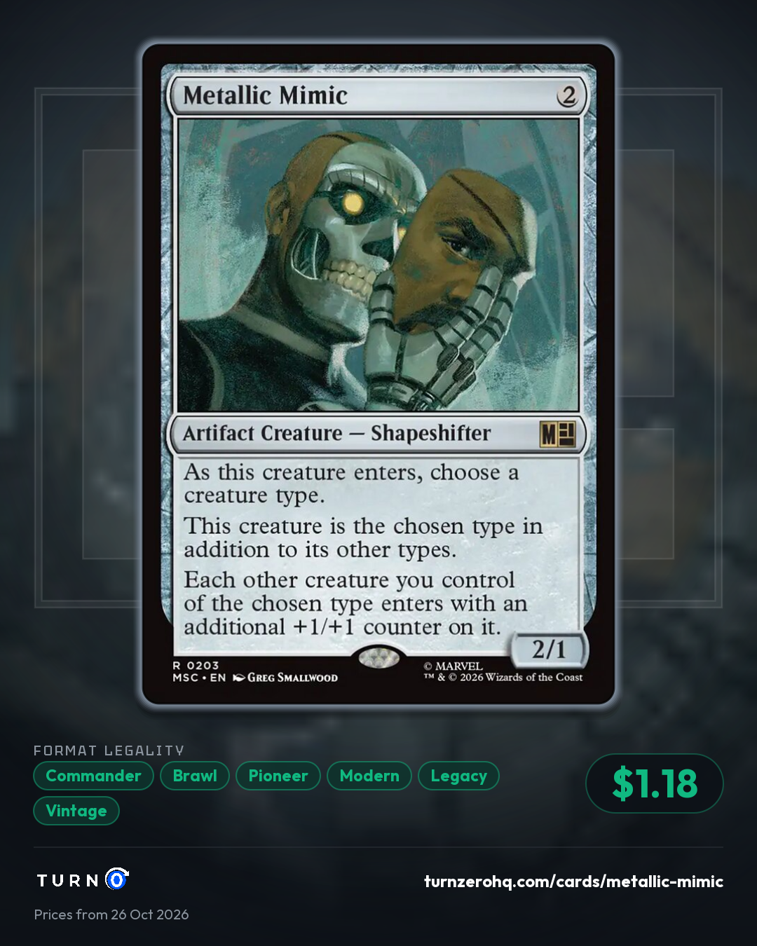 Shareable picture of Metallic Mimic