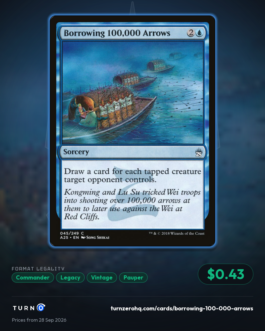 Shareable picture of Borrowing 100,000 Arrows