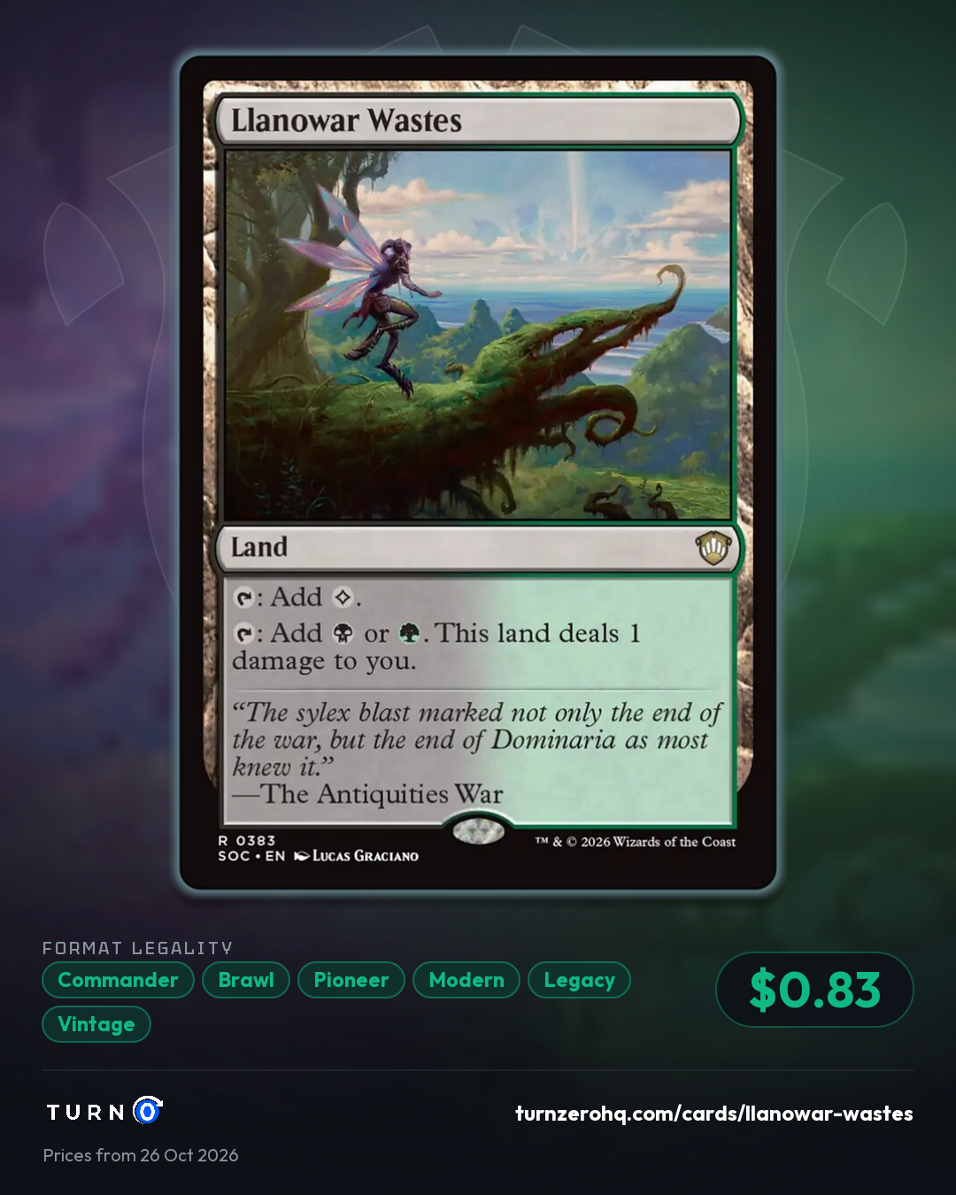 Shareable picture of Llanowar Wastes