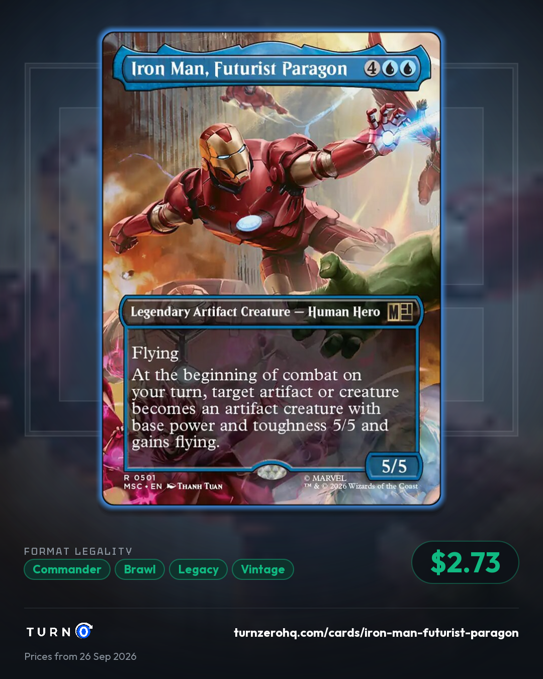 Shareable picture of Iron Man, Futurist Paragon