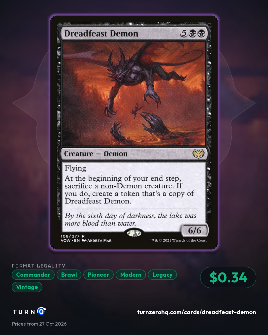 Shareable picture of Dreadfeast Demon