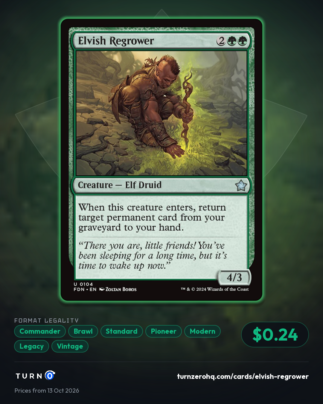 Shareable picture of Elvish Regrower