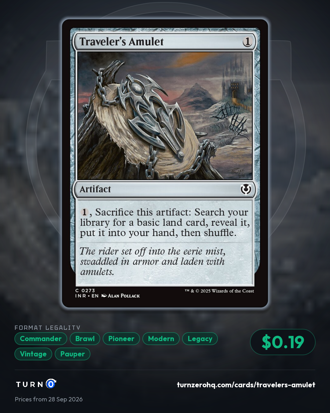 Shareable picture of Traveler's Amulet