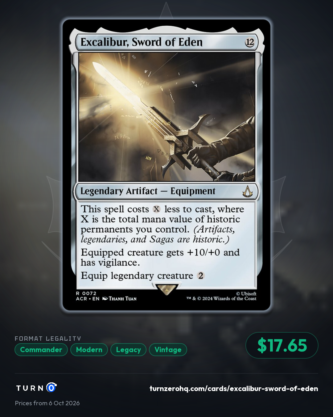 Shareable picture of Excalibur, Sword of Eden