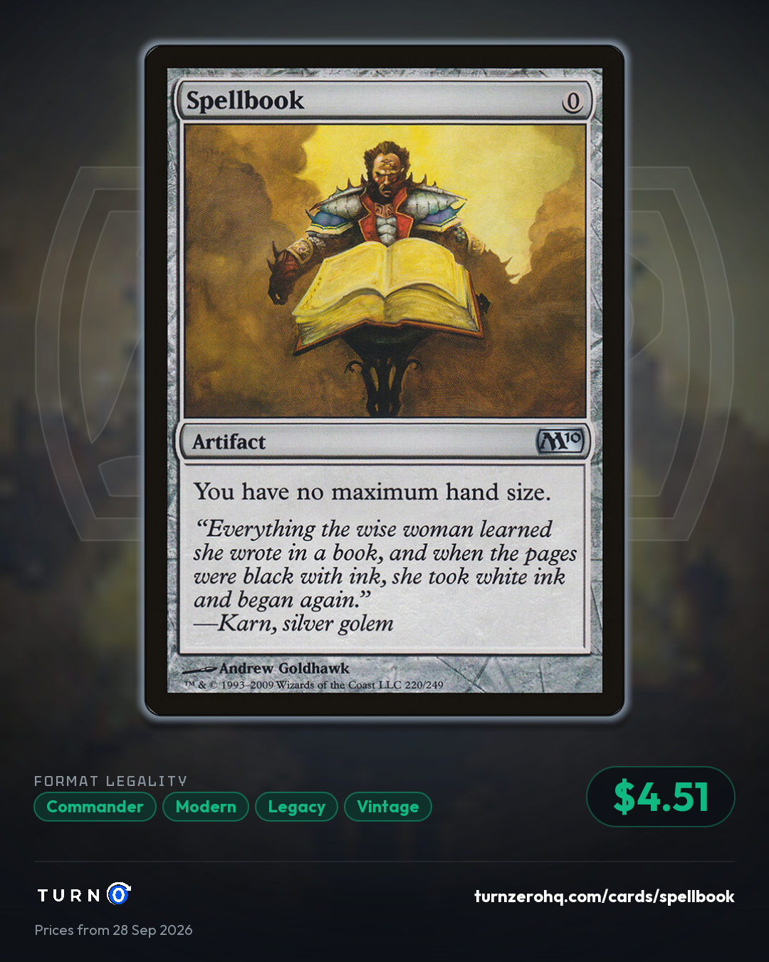 Shareable picture of Spellbook