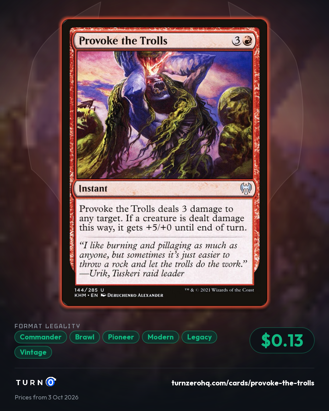 Shareable picture of Provoke the Trolls