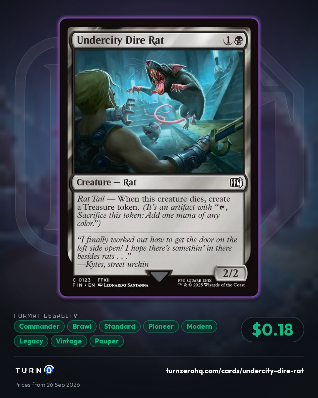 Shareable picture of Undercity Dire Rat