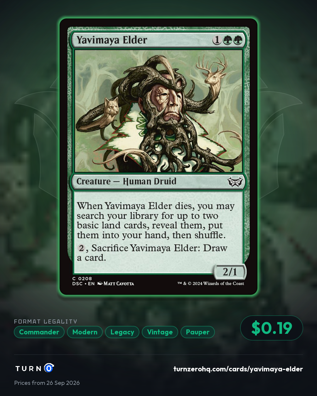 Shareable picture of Yavimaya Elder