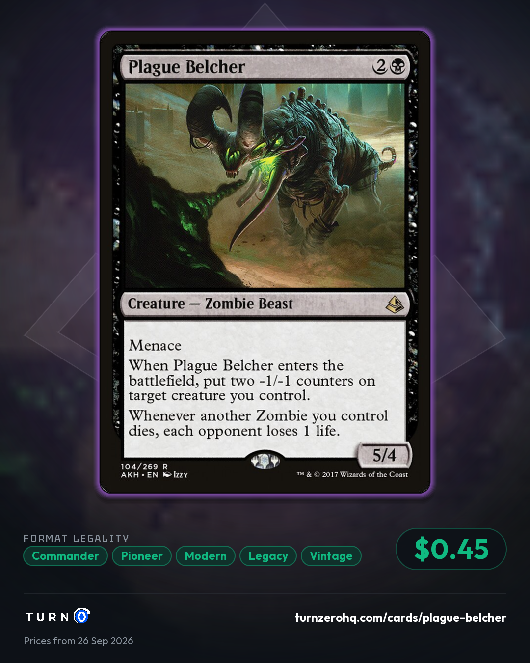 Shareable picture of Plague Belcher