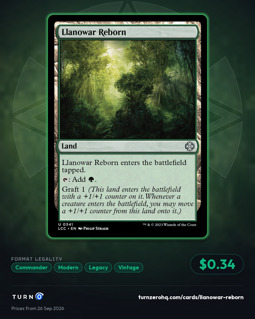 Shareable picture of Llanowar Reborn