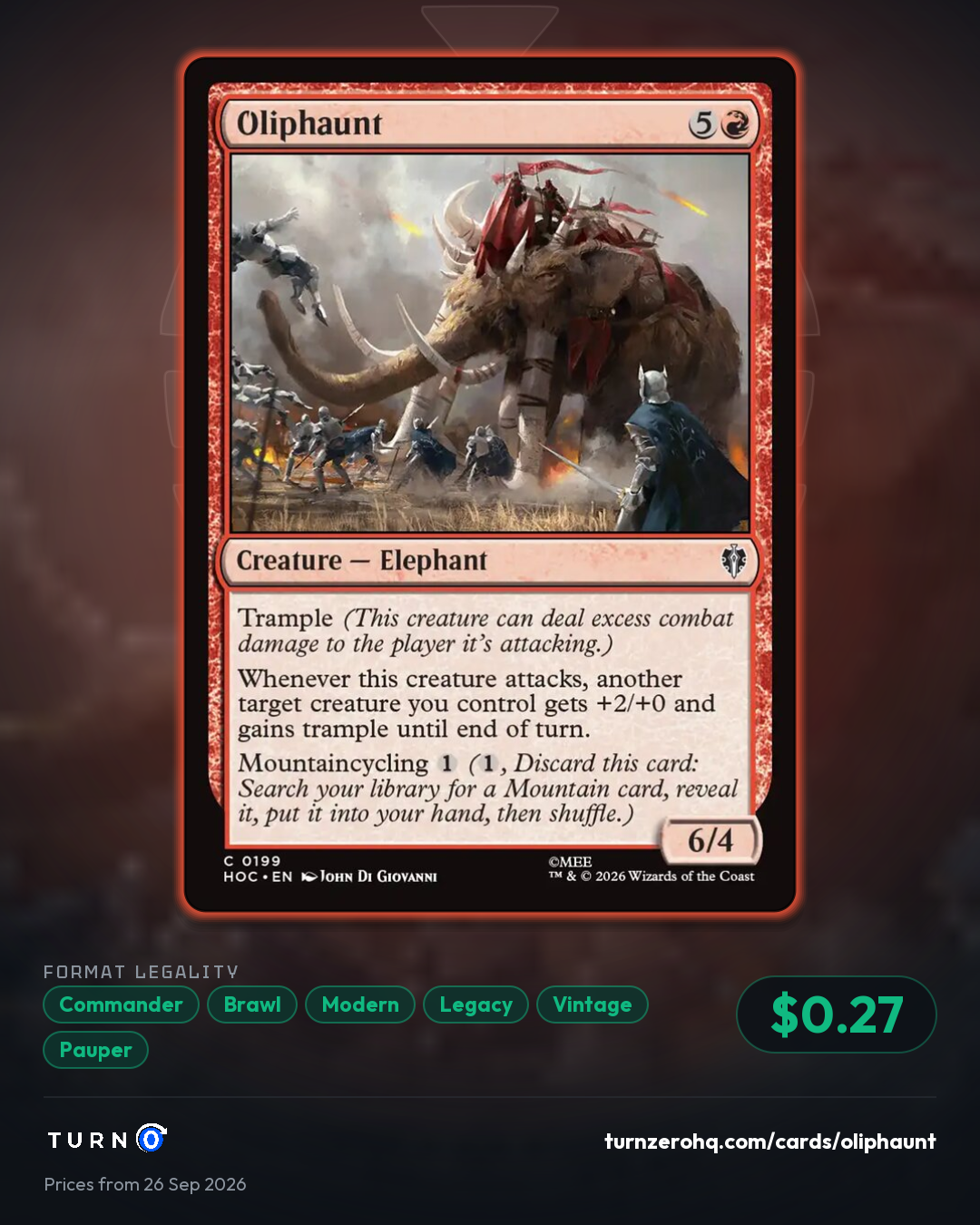 Shareable picture of Oliphaunt