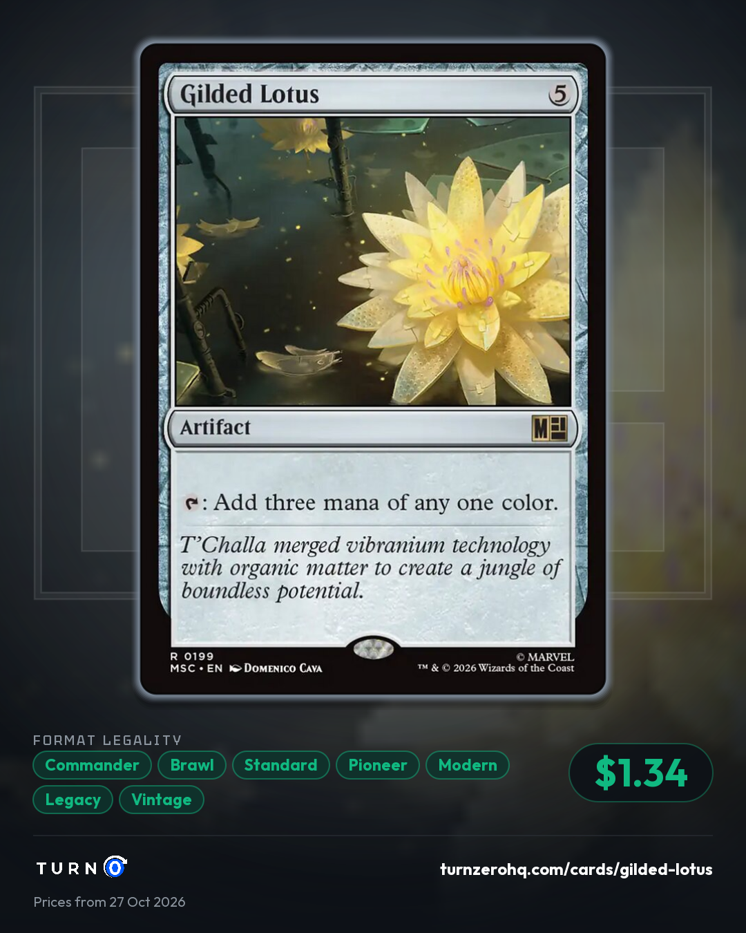 Shareable picture of Gilded Lotus