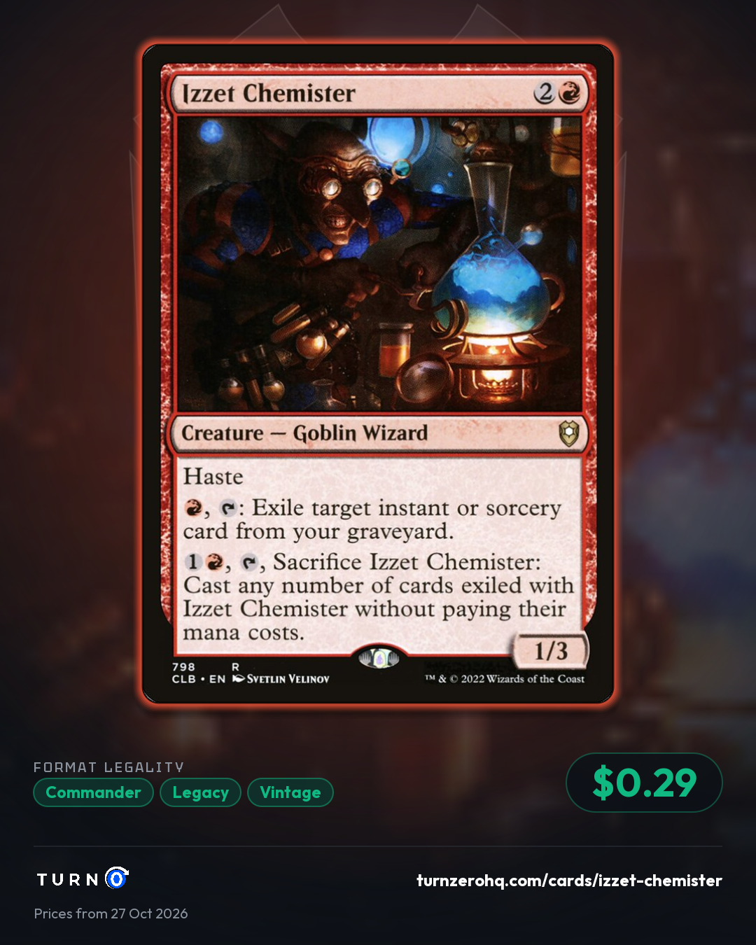 Shareable picture of Izzet Chemister