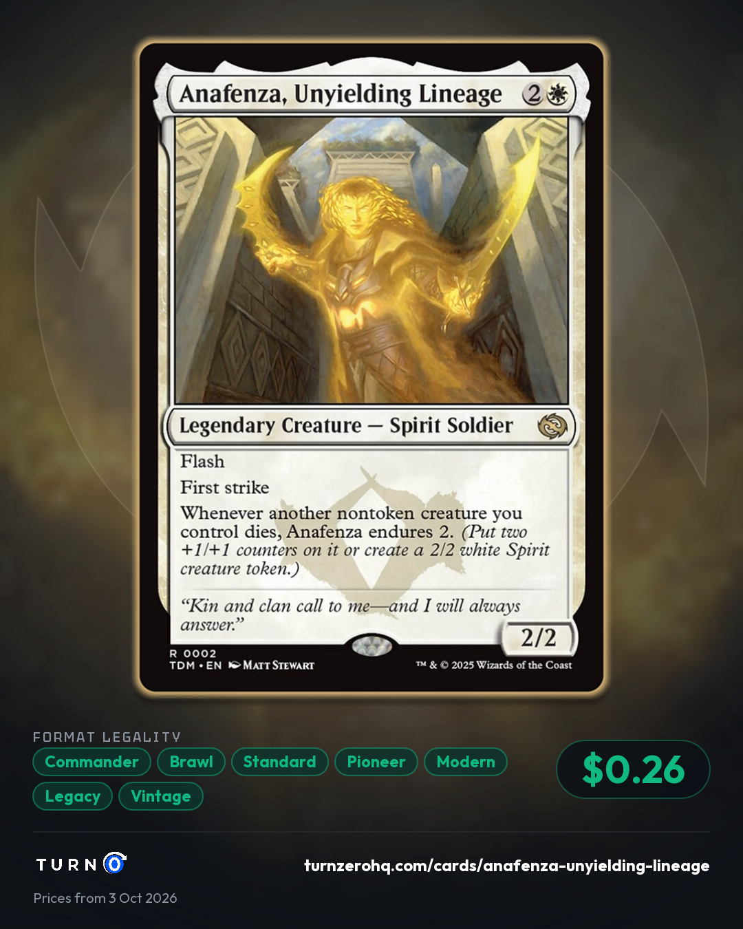 Shareable picture of Anafenza, Unyielding Lineage