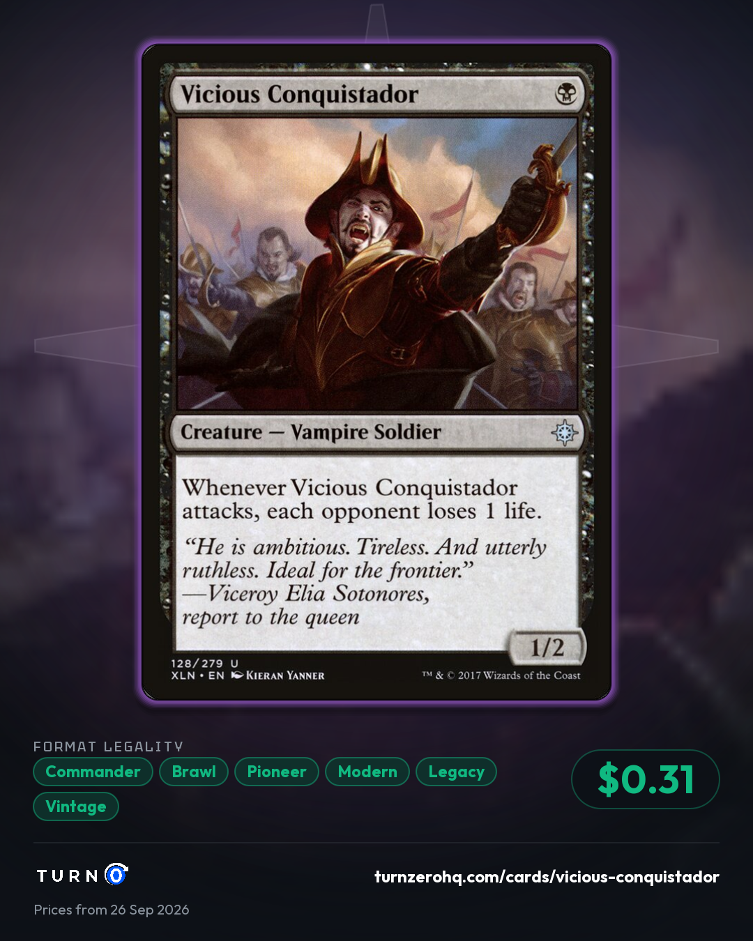 Shareable picture of Vicious Conquistador