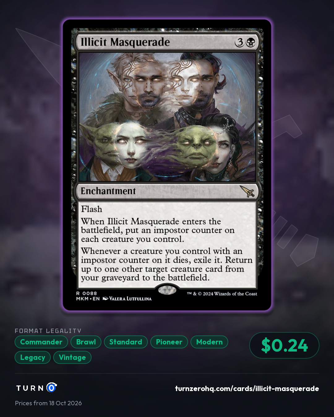 Shareable picture of Illicit Masquerade