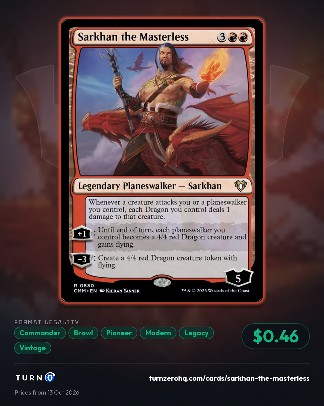Shareable picture of Sarkhan the Masterless