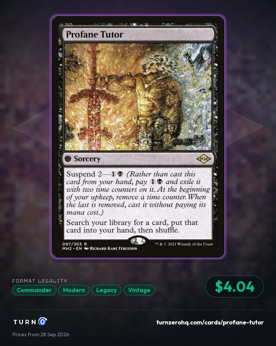 Shareable picture of Profane Tutor