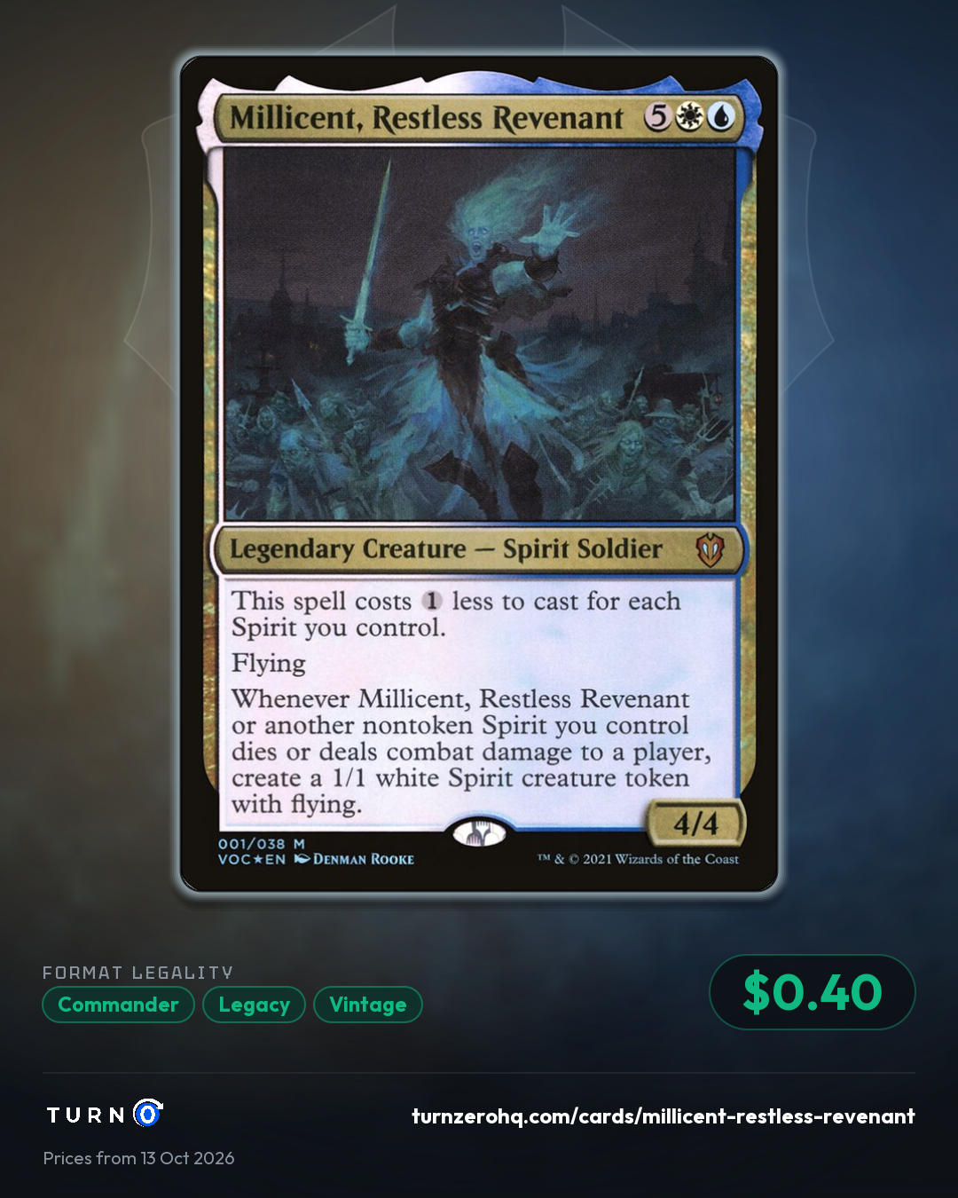 Shareable picture of Millicent, Restless Revenant